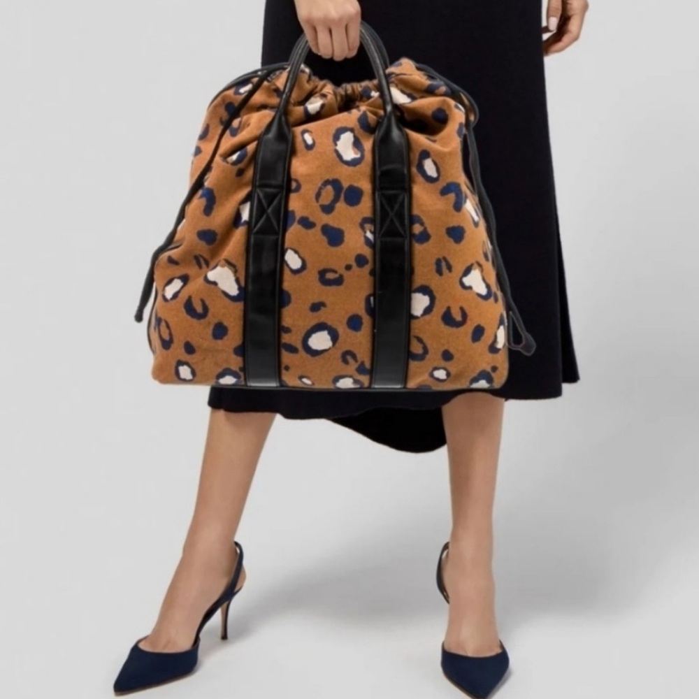 3.1 Phillip Lim for Target: Leopard Print Drawstring Carryall Bag EUC